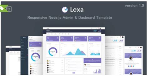 Free Download Lexa Responsive Node Js Admin Dashboard Template Nulled Latest Version Bignulled