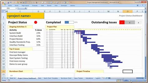 Free Download Project Management Spreadsheet Template Project