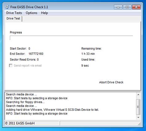 Free EASIS Drive Check v1 1 A Free HD Test Program 