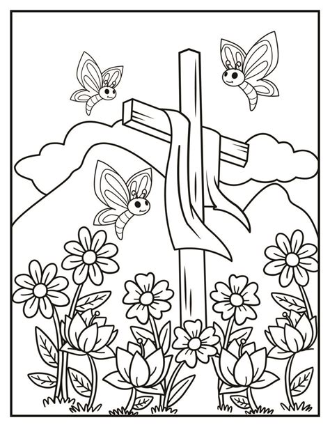 All Saints Day Coloring Sheet