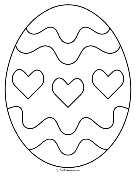 Free Easter Egg Coloring Shee