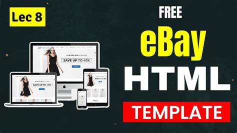 Free Ebay Template Generator Of Fresh Free Ebay HTML Template Download