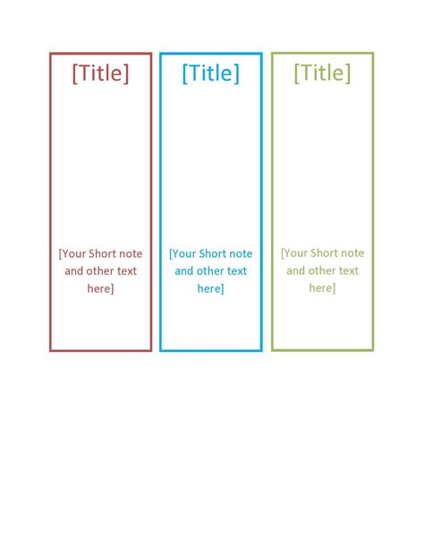 Free Editable Bookmark Template Google Docs Web You Can Easily Make