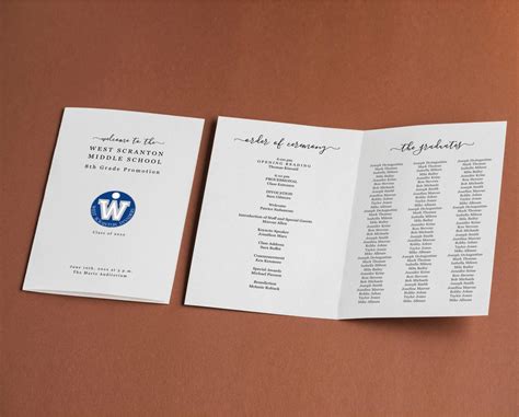 Free Editable Graduation Program Template Web Are You Looking For
