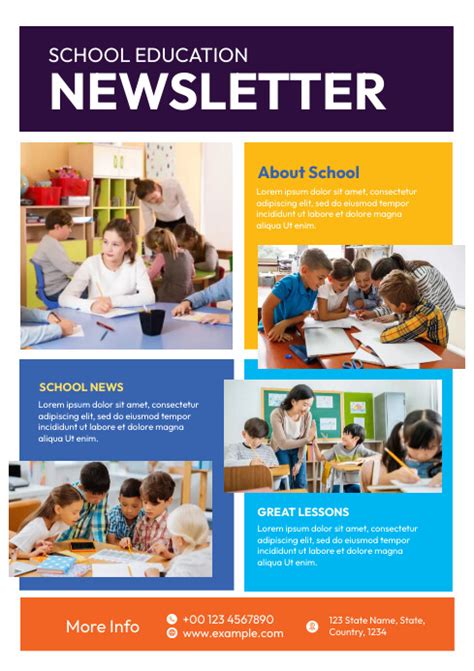 Free Educational Newsletter Template Collection