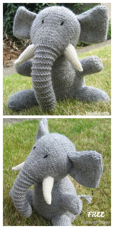 Free Elephant Knitting Pattern