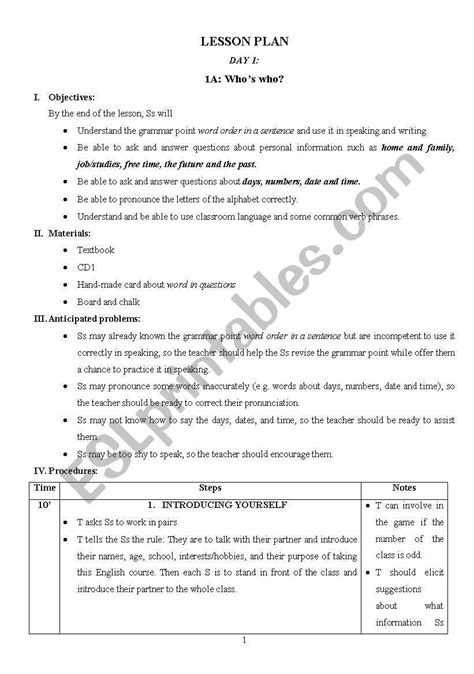 Free English Lesson Pre Intermediate
