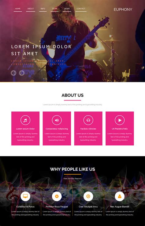Free Event Bootstrap Template List of Best Quality HTML5 Templates for
