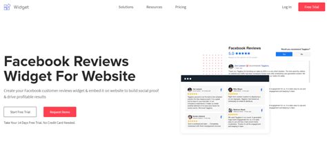 Free Facebook Reviews Widget For Website - Taggbox