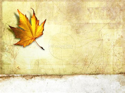 Free Fall Powerpoint Backgrounds Design