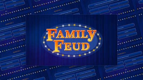 Free Family Feud Google Slides Template