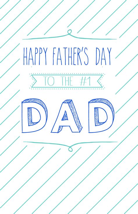 Free Fathers Day Card Templates