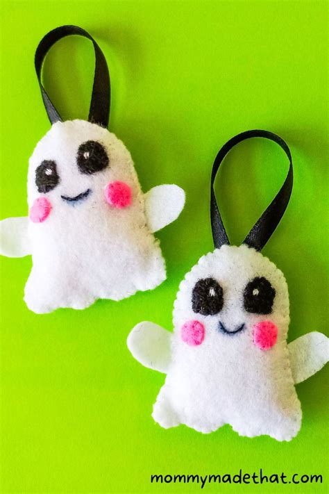 Free Felt Ghost Pattern and Tutorial Momma Geek