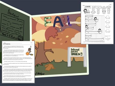 Free Fifth Grade Thanksgiving PDF Worksheets edHelper.com