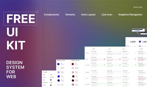 Free Figma Design System Template Ui Kit