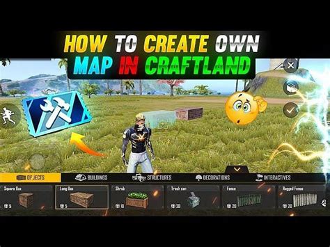 Free Fire MAX Craftland guide How to create custom map