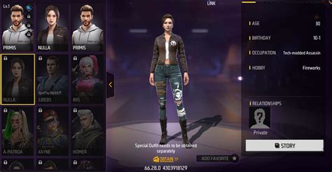 Free Fire OB36 update mystery character and pet from Advance Server Abilities and preview