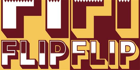 Free Flip Fill Fonts