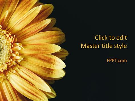 Free Flower PowerPoint Template - Free PowerPoint Templates