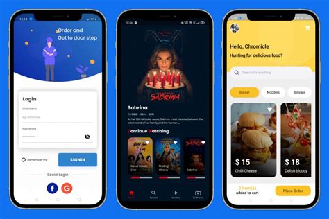 Free Flutter UI Templates Collection 2 OverHive
