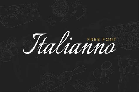 Free Fonts Italianno Script TypeSETit