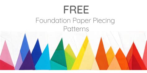 Free Foundation Piecing Projects Patterntrace