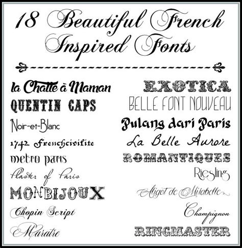 Free French Fonts