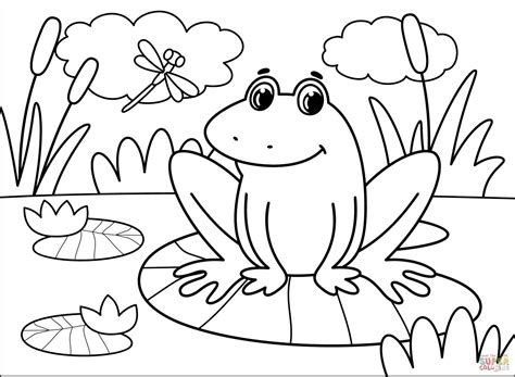 Free Frog Coloring Sheets
