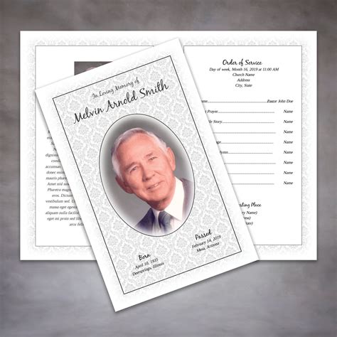 Free Funeral Program Template Google Docs Discover A Wide Range Of