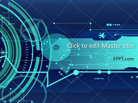 Free Future Technology PowerPoint Template Free PowerPoint Templates