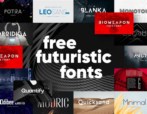 Free Futuristic Fonts A Cutting Edge Selection For Your Fonts Library