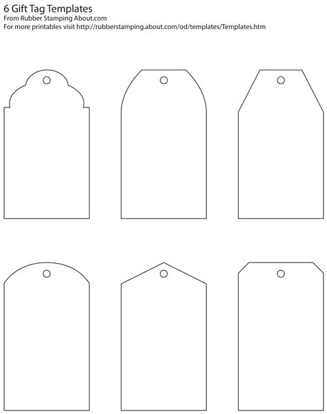 Free Gift Tags Template