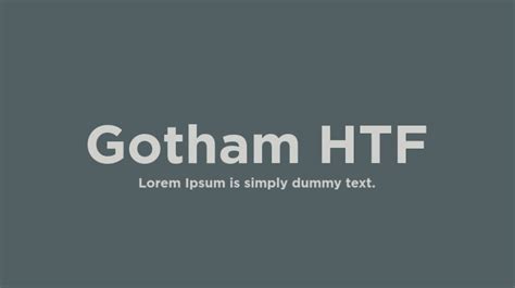 Free Gotham HTF Medium 2 Fonts