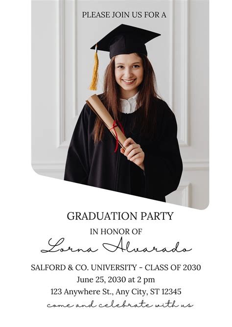 Free Graduation Templates Invitations