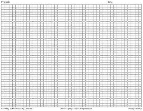 Free Graph Paper For Knitting Patterns in 2020 Knitting graph paper