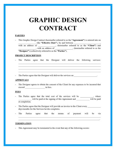 Free Graphic Design Contract Make & Sign Rocket Lawyer