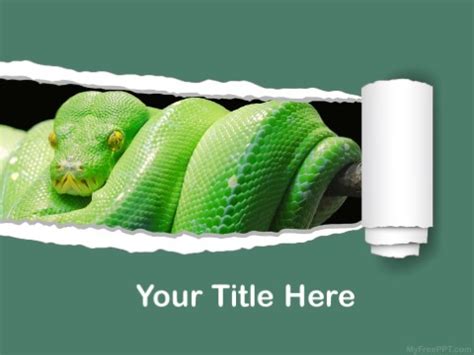Free Green Tree Python Ppt Template Download Free Powerpoint Ppt