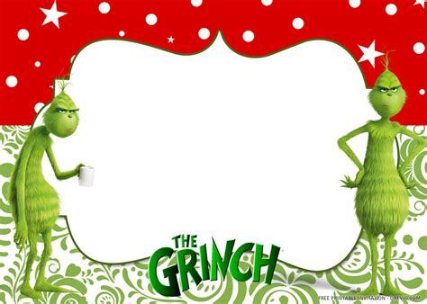 Free Grinch Invitation Template