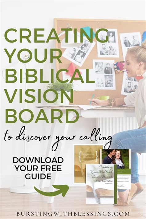Free Guide to Creating a Biblical Vision Board Vision board