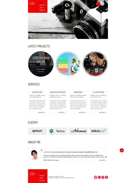 Free HTML5 Theme for Portfolio