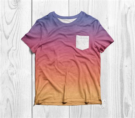 Free Half Sleeves Pocket T-Shirt Mockup PSD - Good Mockups