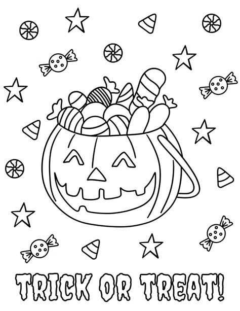 Free Halloween Coloring Shee