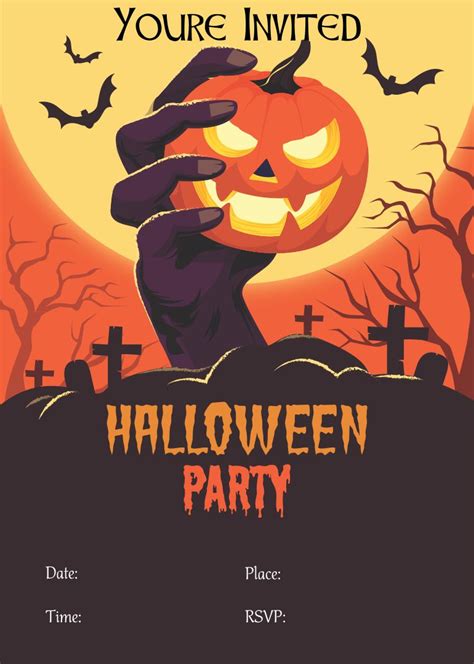 Free Halloween Invitation Template