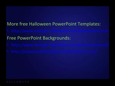 Free Halloween Powerpoint Template Powerpoint Tips And Tutorials