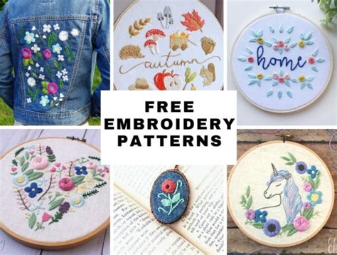 Free Hand Embroidery Patterns Discover Files, Printable Patterns