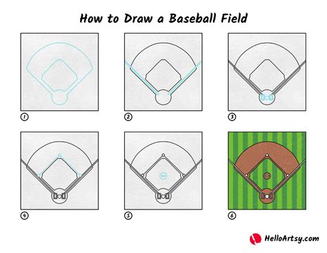 Free How To Draw A Baseball Field, Download Free How To Draw A Baseball