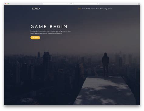 Free Html Bootstrap Parallax Template