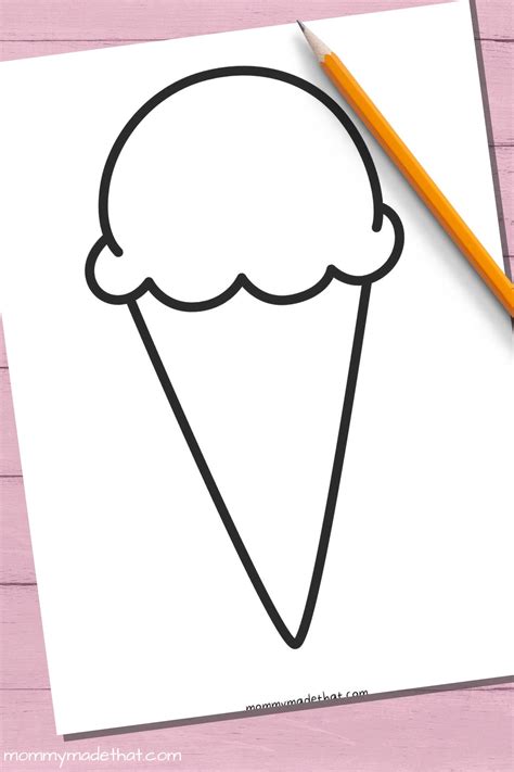 Free Ice Cream Template