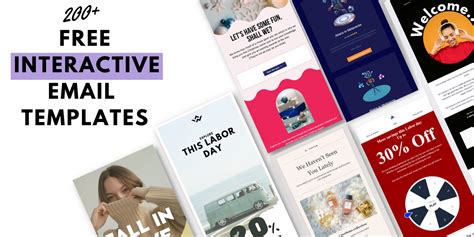 Free Interactive Email Templates Of Best Free HTML Email Templates Of
