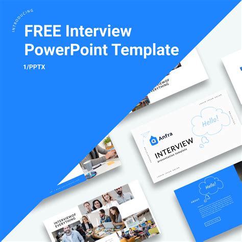 Free Interview Presentation PowerPoint template